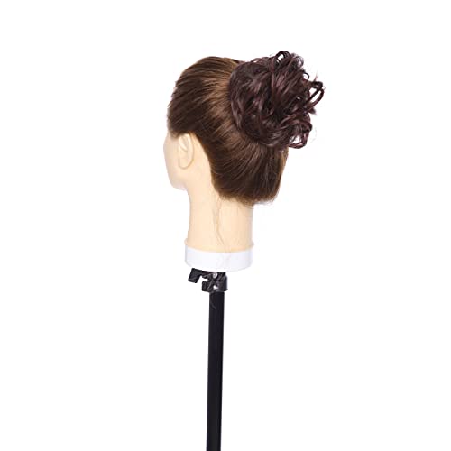 Curly Messy Hair Bun Extension Updo Hairpiece - Image 6
