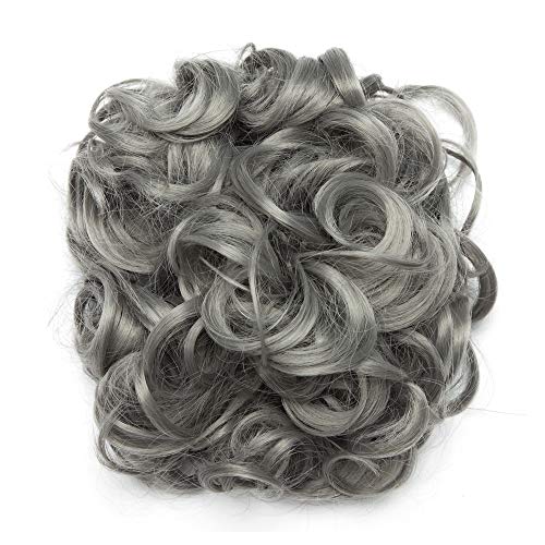 Curly Messy Hair Bun Extension Updo Hairpiece - Image 63