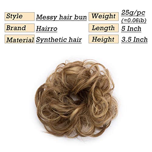 Curly Messy Hair Bun Extension Updo Hairpiece - Image 70