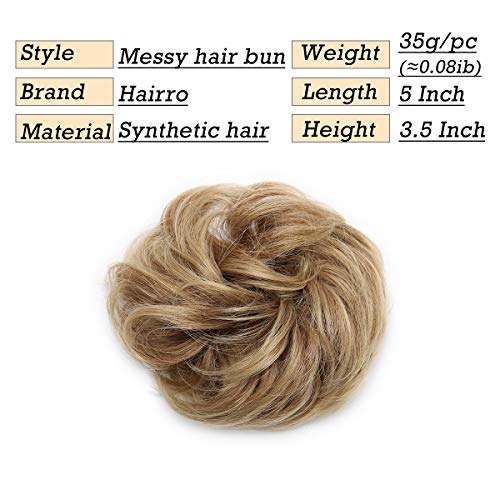 Curly Messy Hair Bun Extension Updo Hairpiece - Image 82