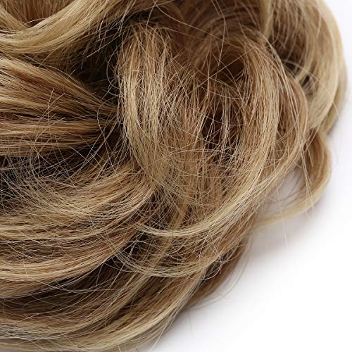 Curly Messy Hair Bun Extension Updo Hairpiece - Image 84