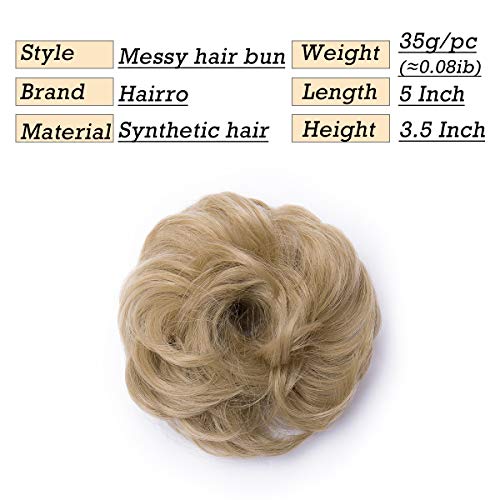 Curly Messy Hair Bun Extension Updo Hairpiece - Image 90