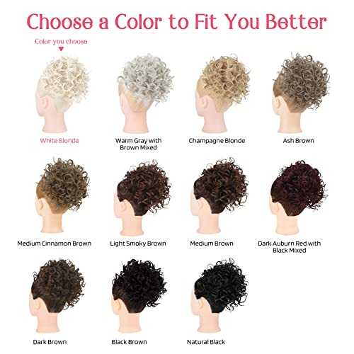Curly Messy Hair Bun Hair Piece Elastic Drawstring - Image 50