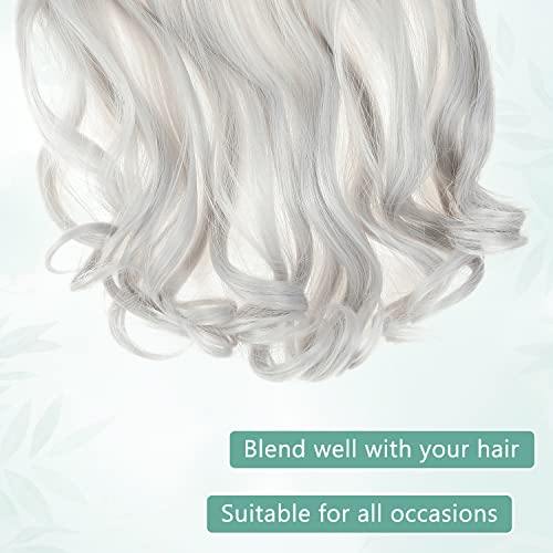 Curly Synthetic Halo Hair Extensions - Image 10
