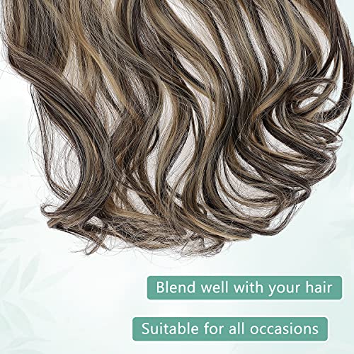 Curly Synthetic Halo Hair Extensions - Image 104