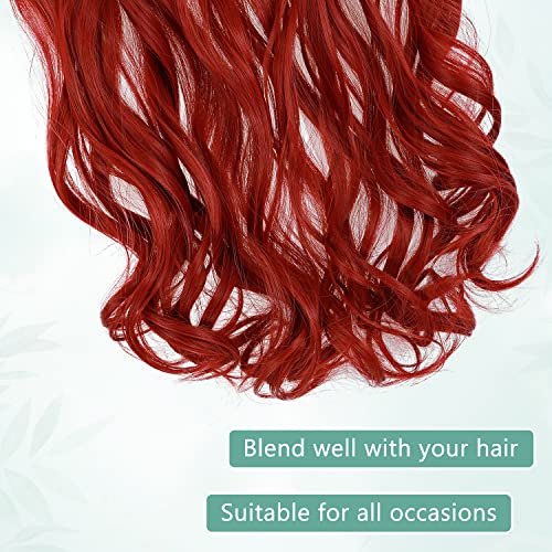 Curly Synthetic Halo Hair Extensions - Image 44