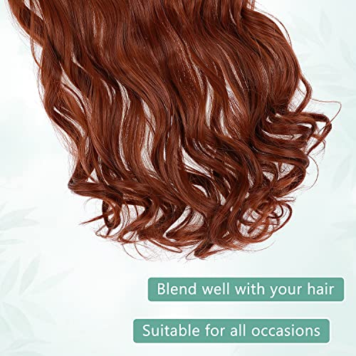Curly Synthetic Halo Hair Extensions - Image 49