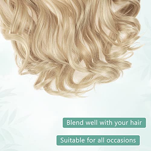 Curly Synthetic Halo Hair Extensions - Image 59
