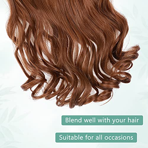 Curly Synthetic Halo Hair Extensions - Image 69