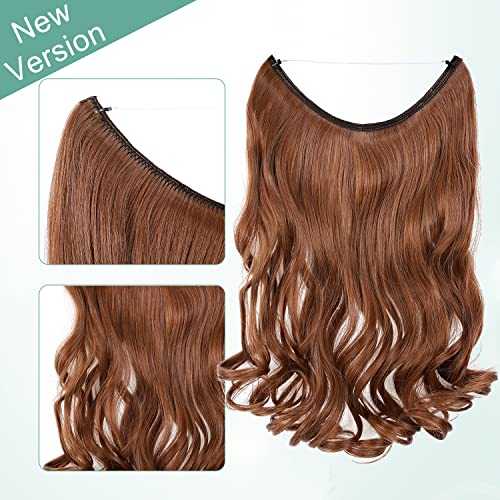 Curly Synthetic Invisible Wire Hair Extensions - Image 13