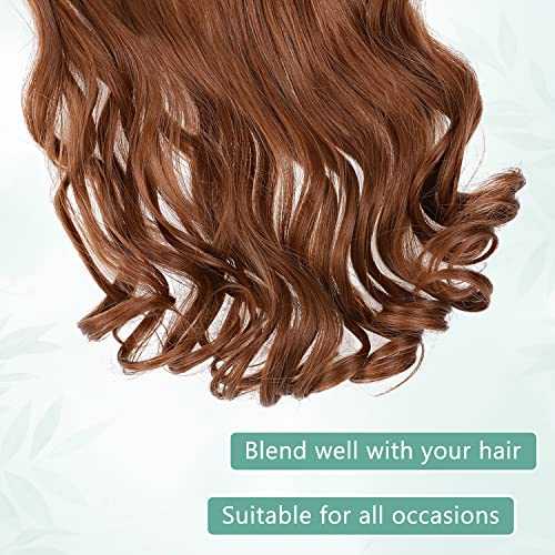 Curly Synthetic Invisible Wire Hair Extensions - Image 14
