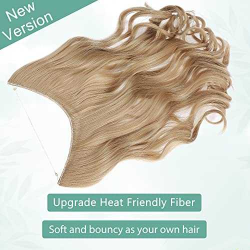 Curly Synthetic Invisible Wire Hair Extensions - Image 27