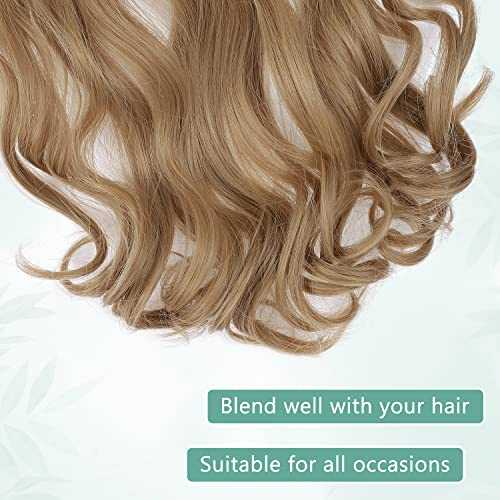 Curly Synthetic Invisible Wire Hair Extensions - Image 28