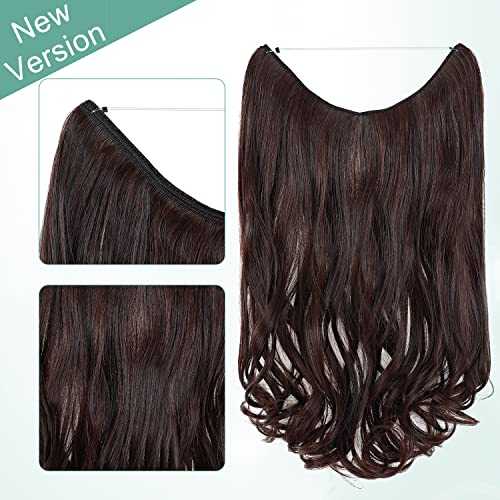 Curly Synthetic Invisible Wire Hair Extensions - Image 3