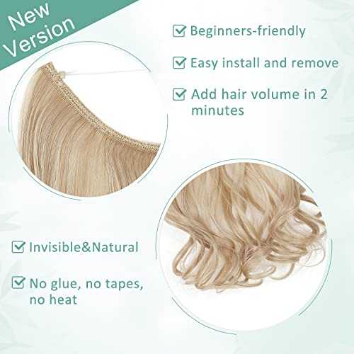 Curly Synthetic Invisible Wire Hair Extensions - Image 34