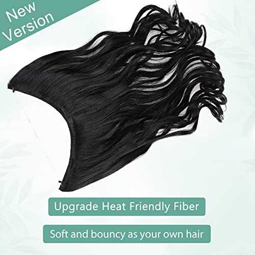 Curly Synthetic Invisible Wire Hair Extensions - Image 36