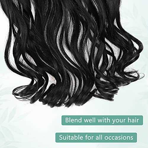Curly Synthetic Invisible Wire Hair Extensions - Image 38