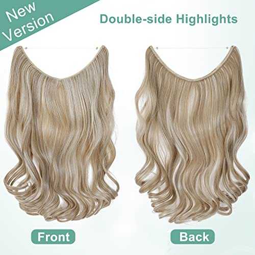 Curly Synthetic Invisible Wire Hair Extensions - Image 41