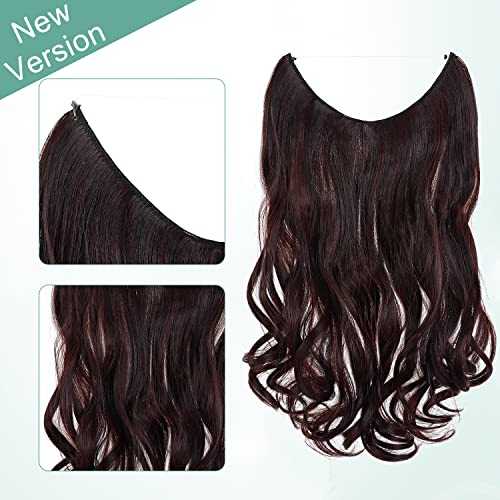 Curly Synthetic Invisible Wire Hair Extensions - Image 47