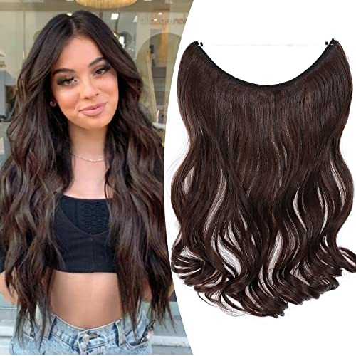 Curly Synthetic Invisible Wire Hair Extensions - Image 55