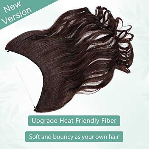 Curly Synthetic Invisible Wire Hair Extensions - Image 56