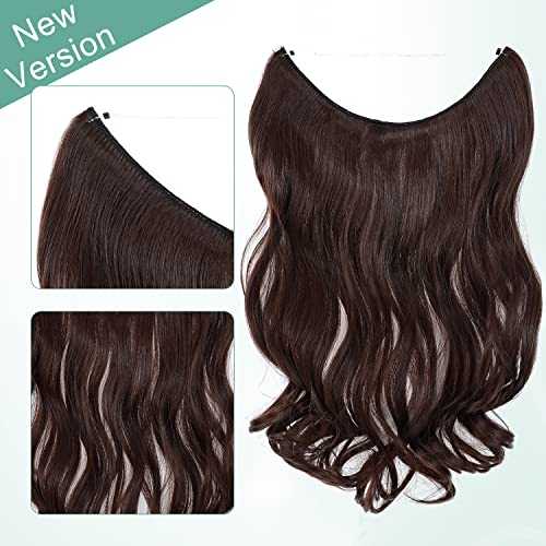 Curly Synthetic Invisible Wire Hair Extensions - Image 57