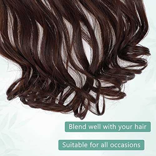 Curly Synthetic Invisible Wire Hair Extensions - Image 58