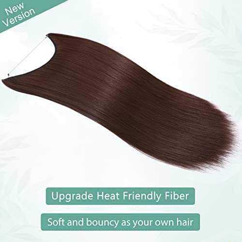 Curly Synthetic Invisible Wire Hair Extensions - Image 66