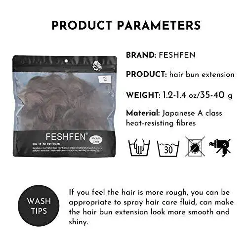 Curly Updo Synthetic Messy Hair Bun Extension - Image 14
