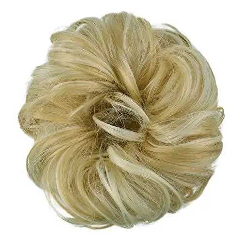 Curly Updo Synthetic Messy Hair Bun Extension - Image 15