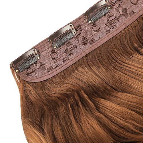 3/4 Curly Wavy Clips in on Synthetic Hair Extensions - Image 64
