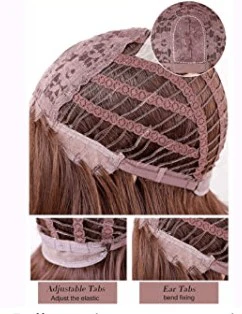 Dark Brown Ombre Platinum Blonde Wig - Image 8