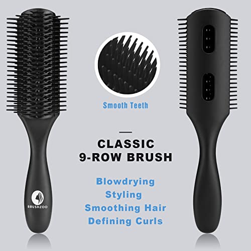 Detangling Hair Brush Set with Hair Spray bottle - Image 10