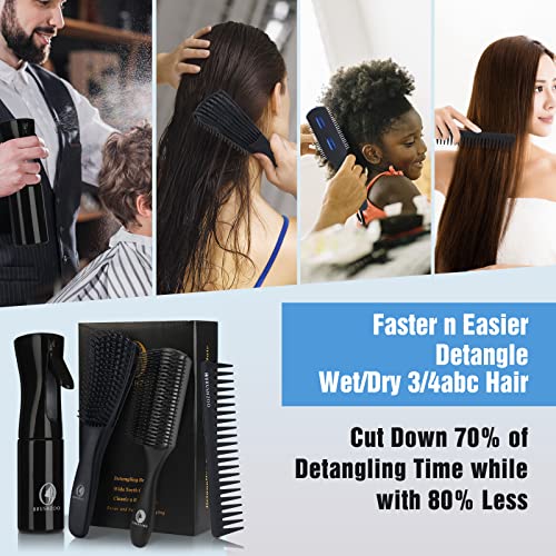 Detangling Hair Brush Set with Hair Spray bottle - Image 14