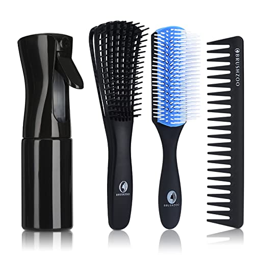 Detangling Hair Brush Set with Hair Spray bottle - Image 15