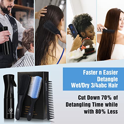 Detangling Hair Brush Set with Hair Spray bottle - Image 19