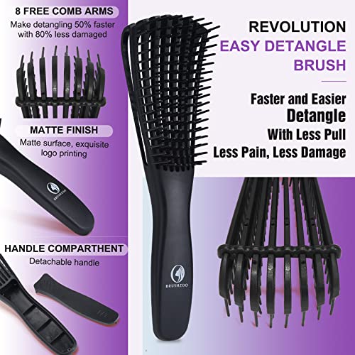 Detangling Hair Brush Set with Hair Spray bottle - Image 24