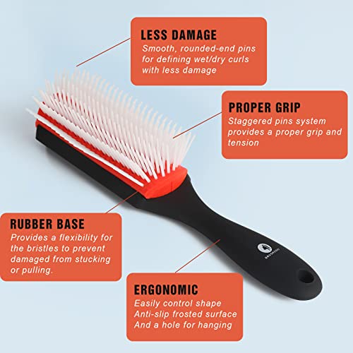 Detangling Hair Brush Set with Hair Spray bottle - Image 3