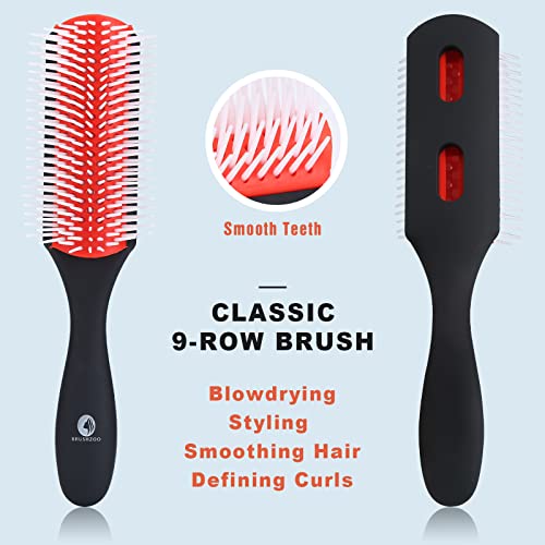 Detangling Hair Brush Set with Hair Spray bottle - Image 4