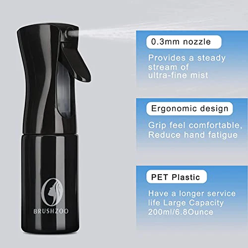 Detangling Hair Brush Set with Hair Spray bottle - Image 9