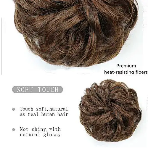 Donut Chignon Hair Bun Hairpiece - Image 10