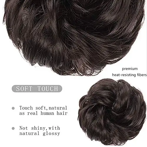 Donut Chignon Hair Bun Hairpiece - Image 14