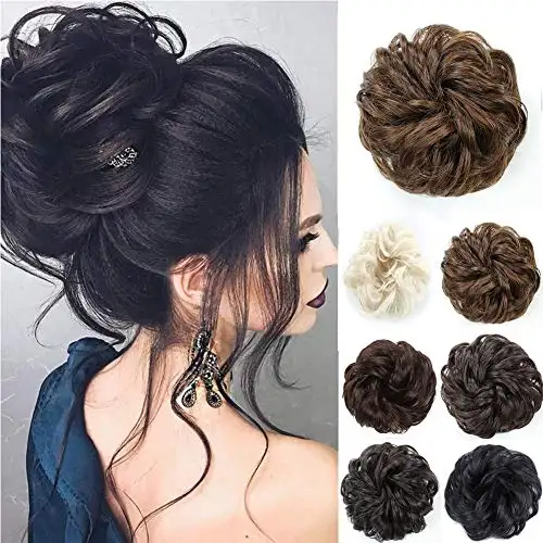Donut Chignon Hair Bun Hairpiece - Image 8