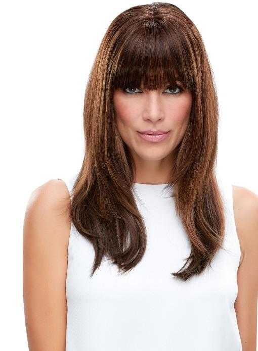 Easi Fringe + Human Hair Clip on Bangs Hairpiece - Image 4