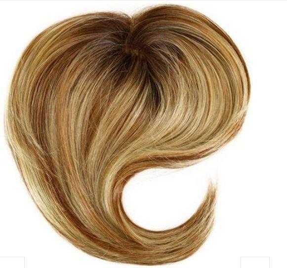 Easi Fringe + Human Hair Clip on Bangs Hairpiece - Image 7