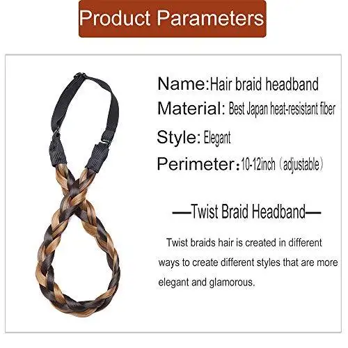 Elastic Stretch Plaited Braid Hairpiece - Image 13