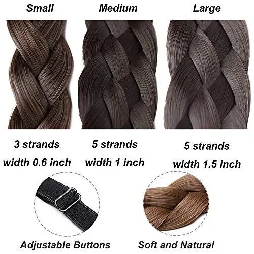 Elastic Stretch Plaited Braid Hairpiece - Image 26