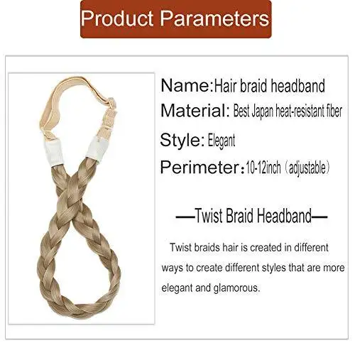Elastic Stretch Plaited Braid Hairpiece - Image 4