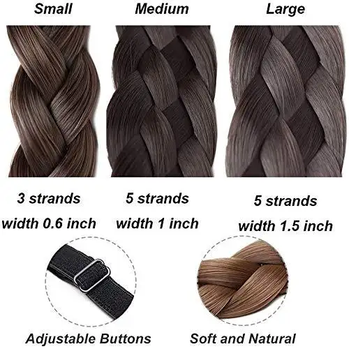 Elastic Stretch Plaited Braid Hairpiece - Image 6