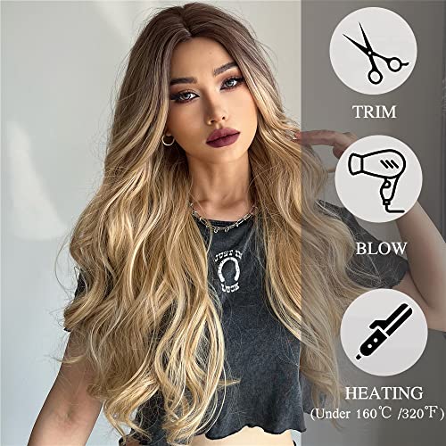 Long Blonde Wig Heat Resistant Fibre 24" - Image 13
